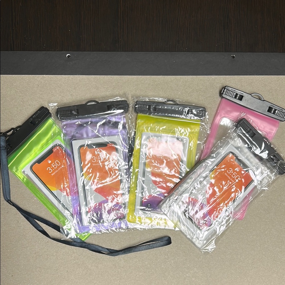 Waterproof Phone Pouch - Multi-Color Set of 4